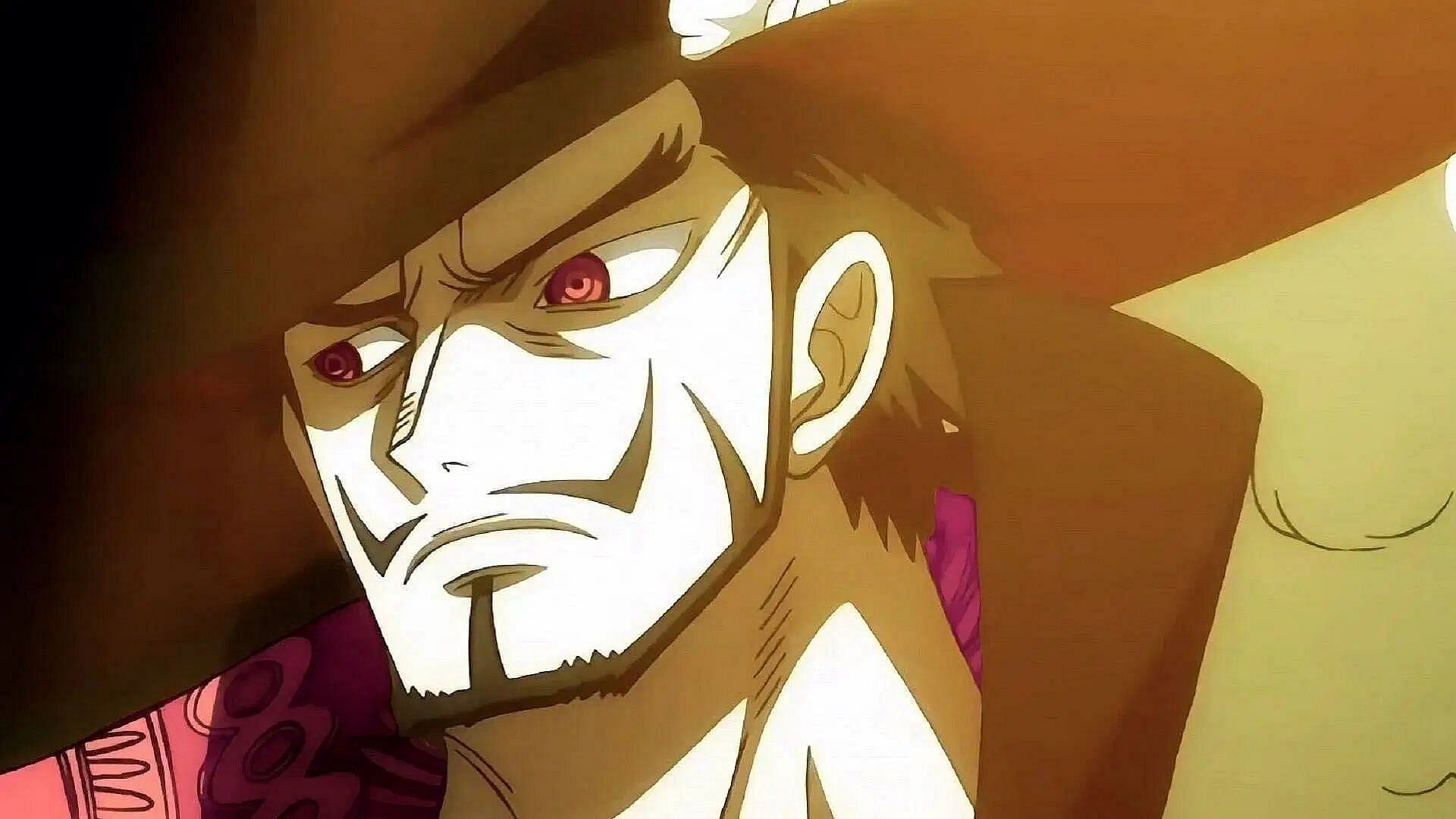 Dracule Mihawk is another variable in this theory (Image via Toei Animation).